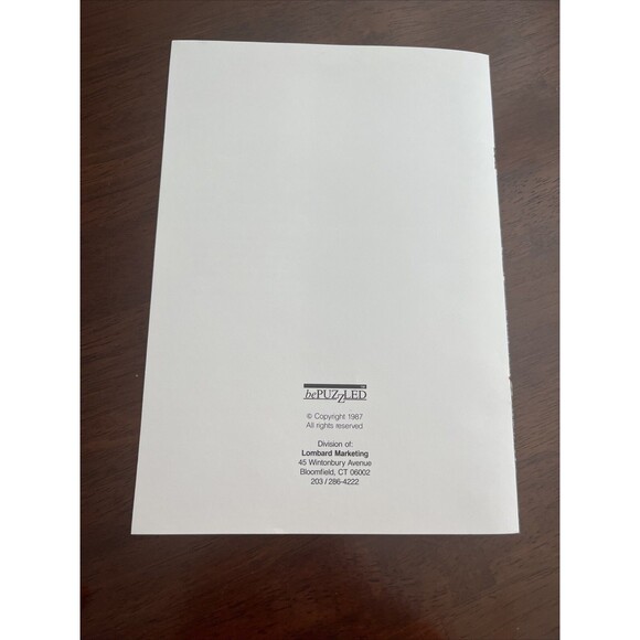 BOMB A Jigsaw Puzzle Thriller 1987 Read Story, Assemble Puzzle, Interpret Clues - Picture 5 of 16